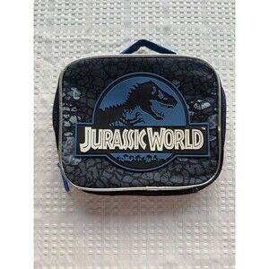 Jurassic World Children's Thermal Lunch Tray 3D Logo Excellent Condition